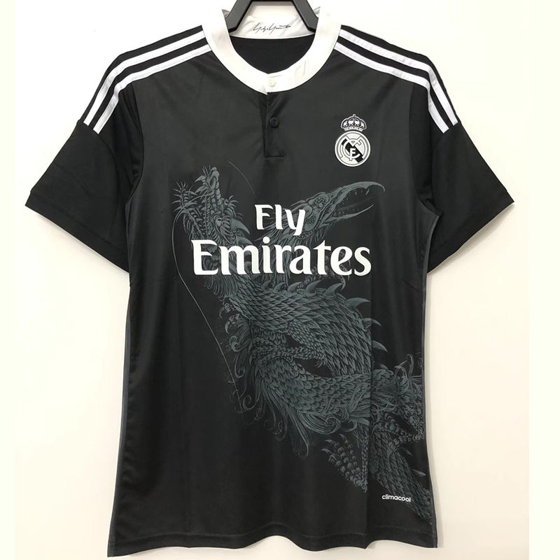 Club Retro Soccer Jerseys Black Custom Vintage Football Jerseys