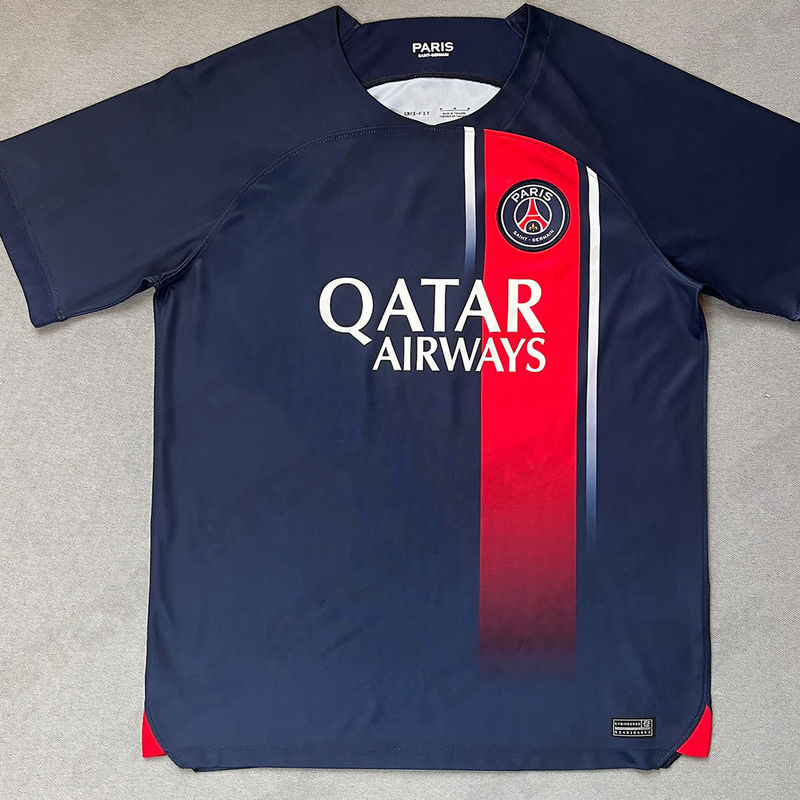 Dark Blue Fan Version Soccer Jersey  100% Polyester Durable