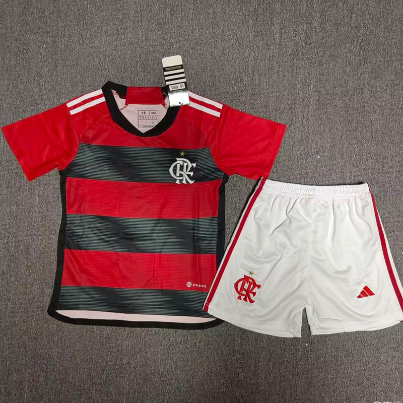 Red Quick Dry Kids Custom Soccer Jerseys With Logo